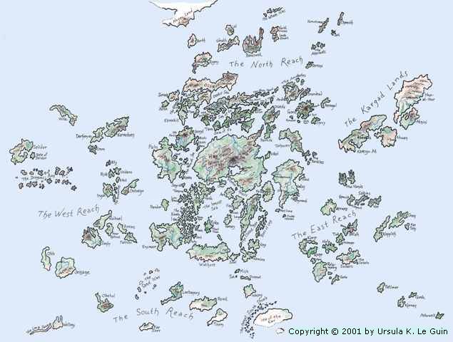 Tales from Earthsea map